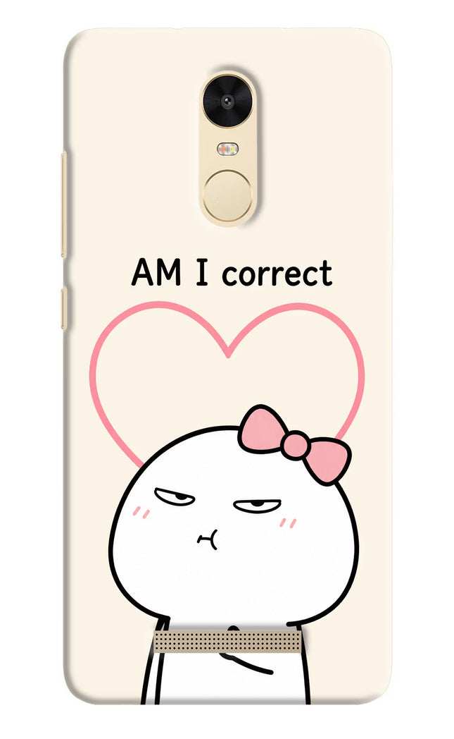 Always Right Redmi Note 3 Hard Case Back Cover by Casekaro