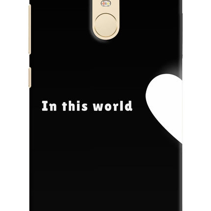 This World Redmi Note 3 Hard Case Back Cover by Casekaro