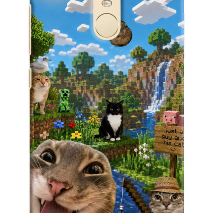 Minecraft Cat Chaos Redmi Note 3 Hard Case Back Cover by Casekaro