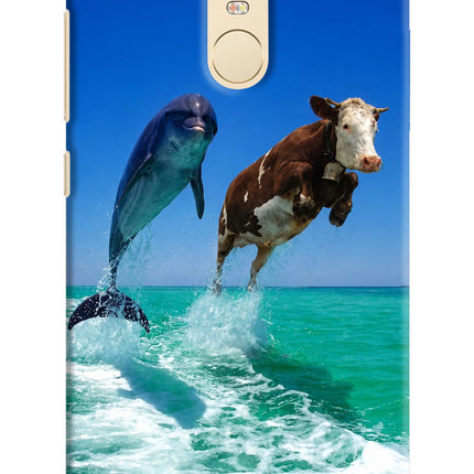 Dolphin vs Cow Redmi Note 3 Hard Case Back Cover by Casekaro