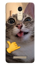 Silly Cat Call Redmi Note 3 Hard Case Back Cover by Casekaro