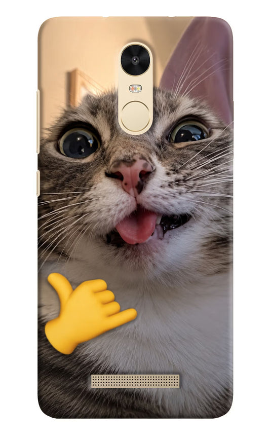 Silly Cat Call Redmi Note 3 Hard Case Back Cover by Casekaro
