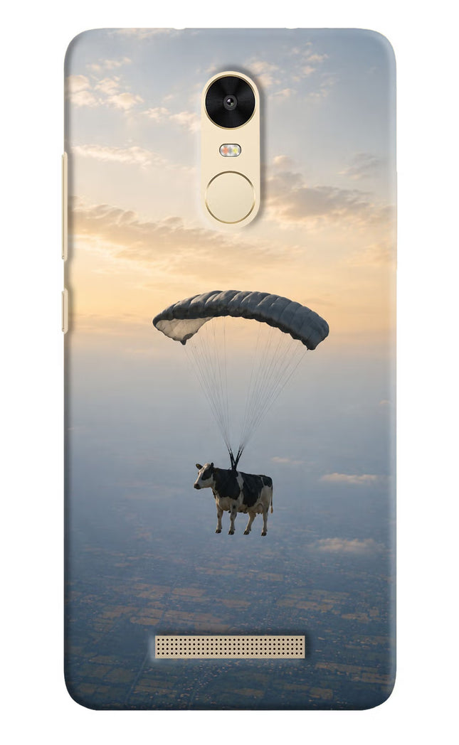 Skydiving Cow Redmi Note 3 Hard Case Back Cover by Casekaro