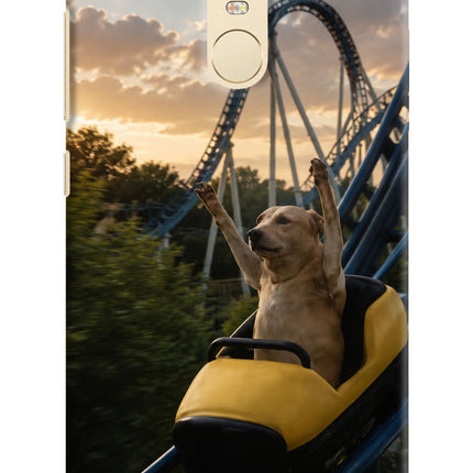 Rollercoaster Dog Redmi Note 3 Hard Case Back Cover by Casekaro