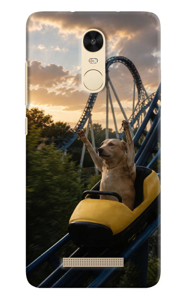 Rollercoaster Dog Redmi Note 3 Hard Case Back Cover by Casekaro