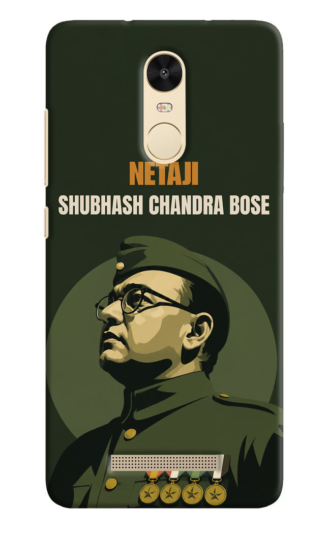 Netaji Legacy Redmi Note 3 Back Cover