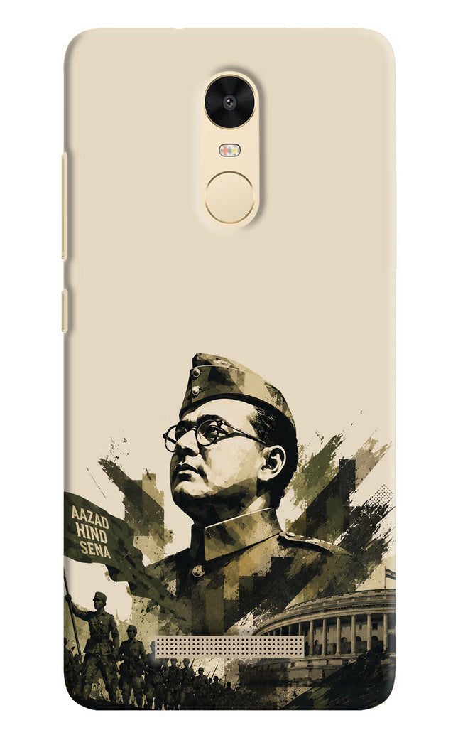 Netaji Rising Redmi Note 3 Back Cover