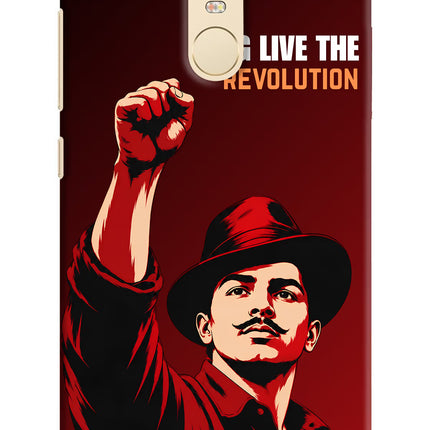 Bhagat Singh Revolution Redmi Note 3 Back Cover