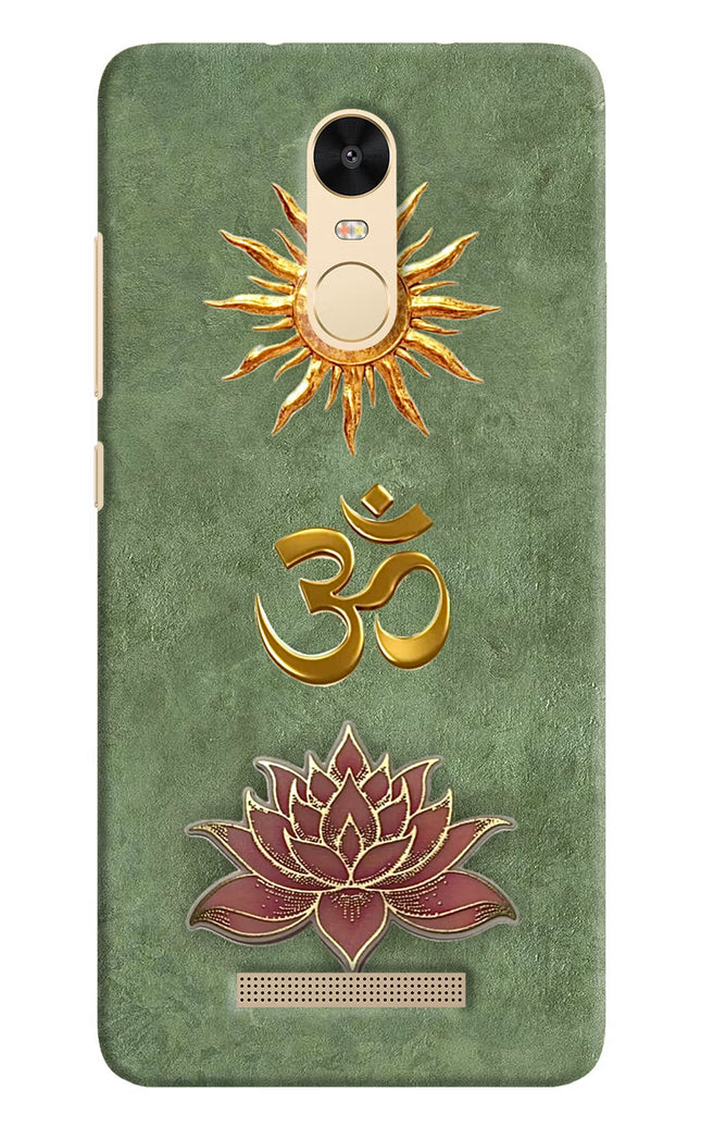 Om & Lotus Redmi Note 3 Back Cover