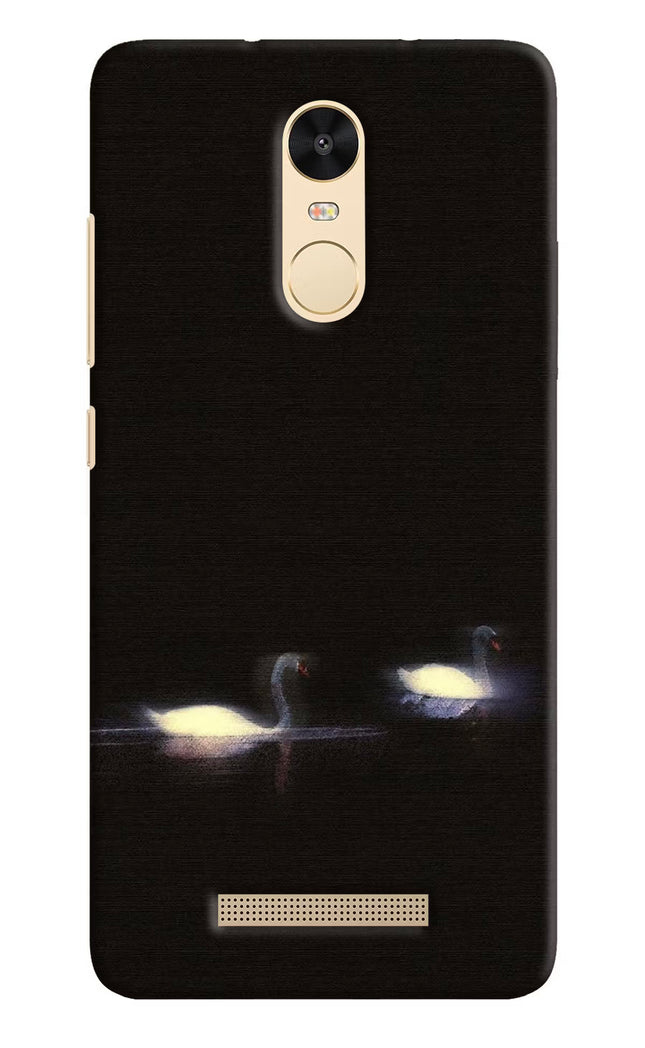 Silent Swans Redmi Note 3 Hard Case Back Cover by Casekaro
