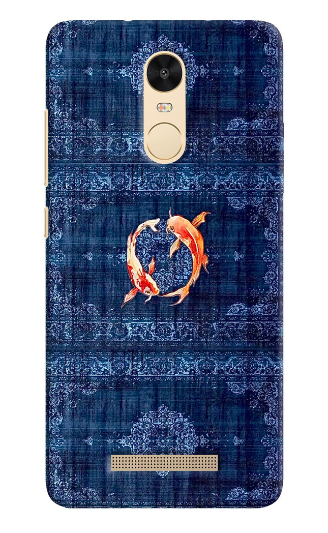 Koi Blue Redmi Note 3 Hard Case Back Cover by Casekaro