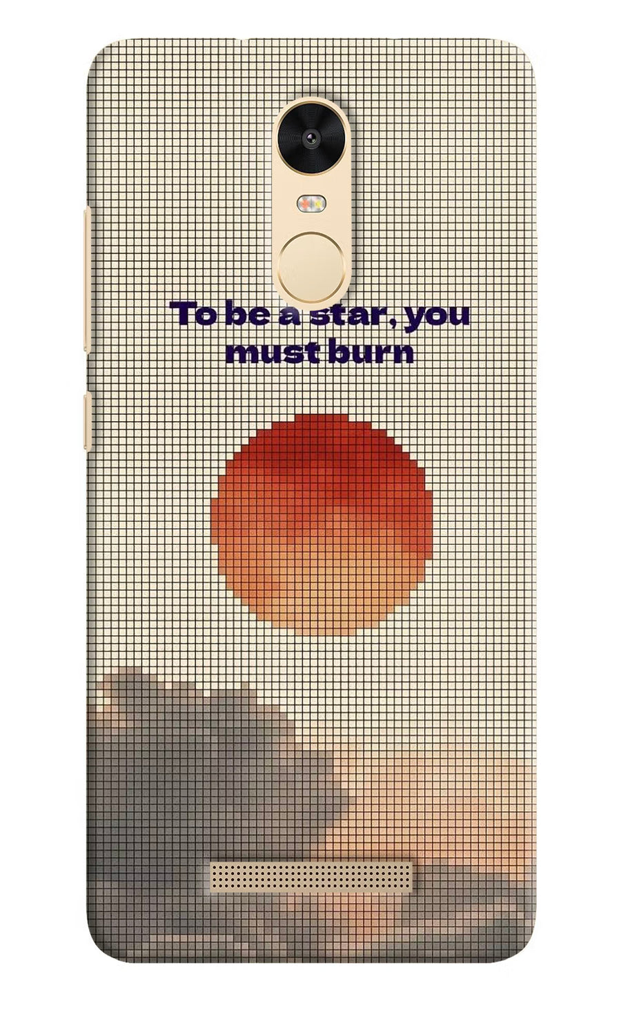 Pixel Sun Redmi Note 3 Back Cover, Hard case
