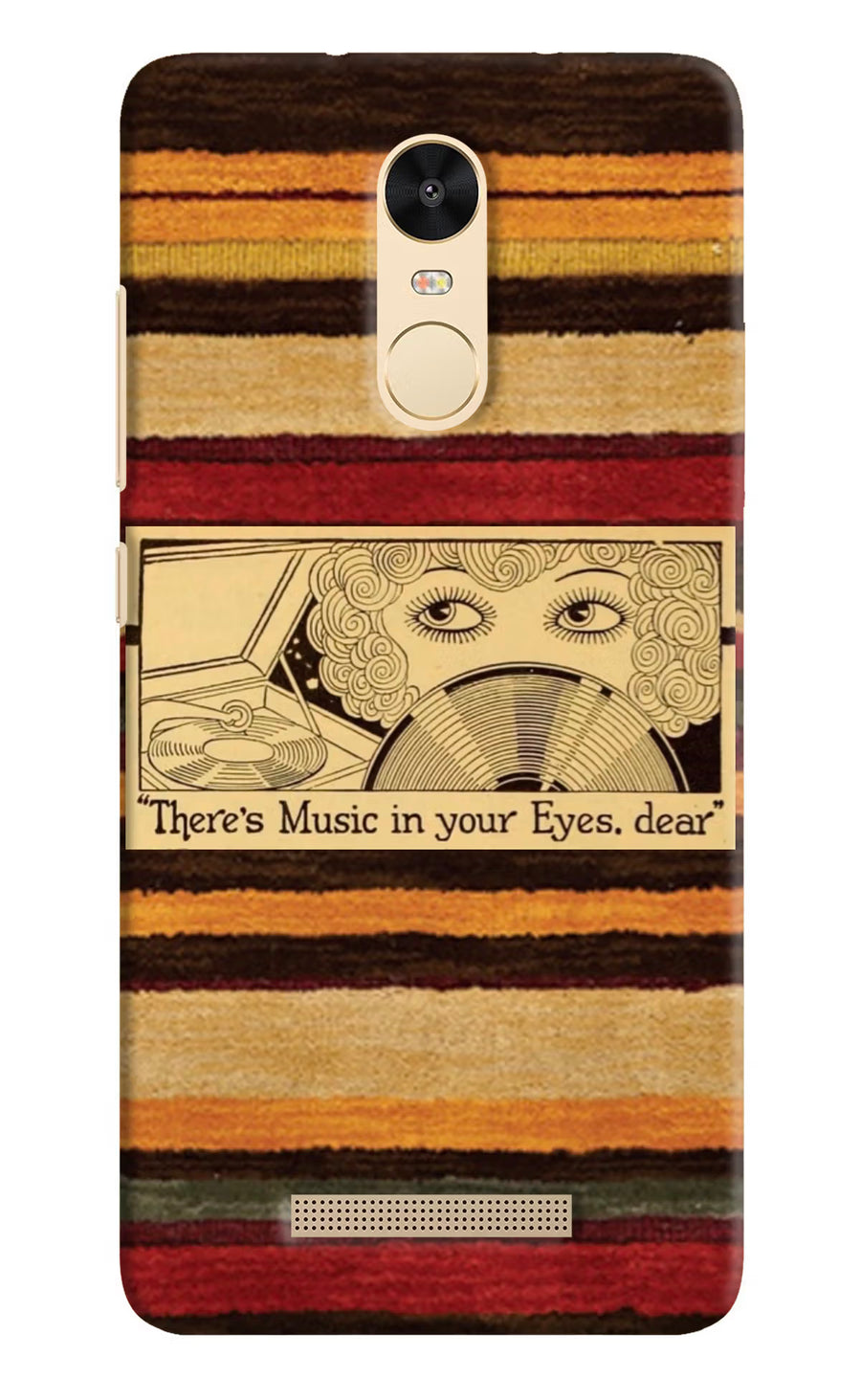 Vinyl Stripes Redmi Note 3 Back Cover, Hard case