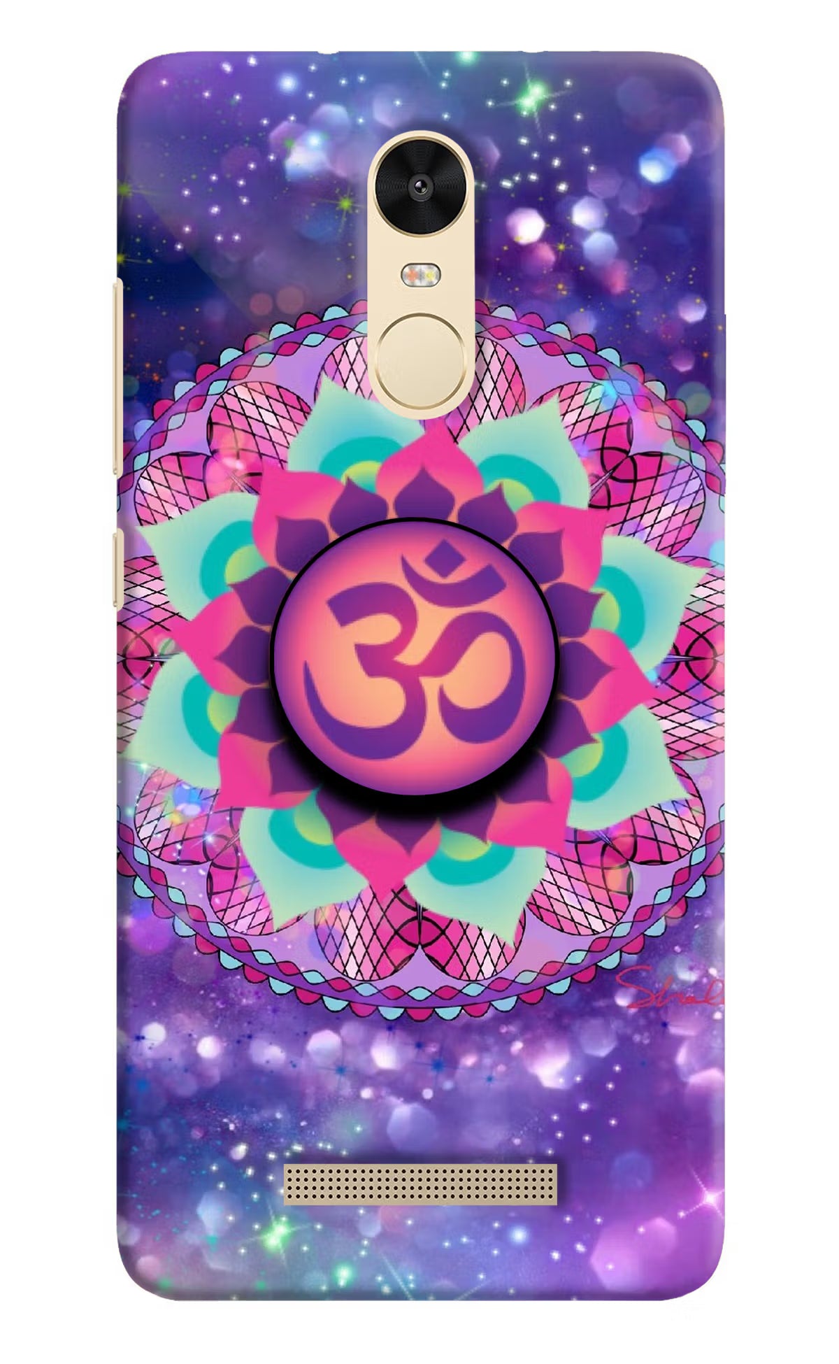 Om Purple Redmi Note 3 Pop Case by Casekaro