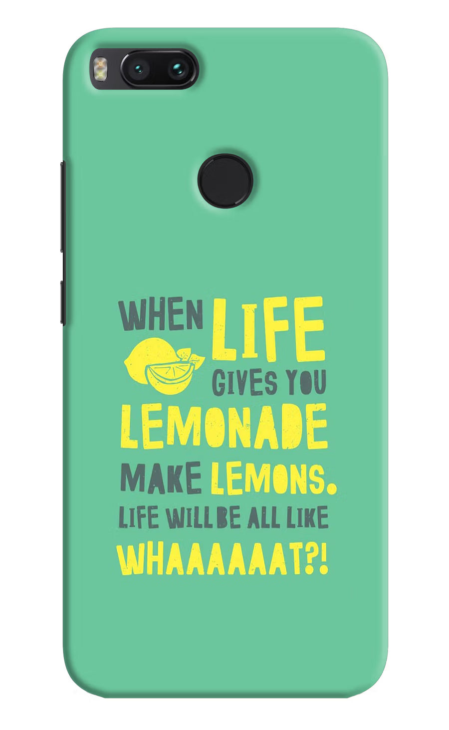 Quote Mi A1 Back Cover, Hard case