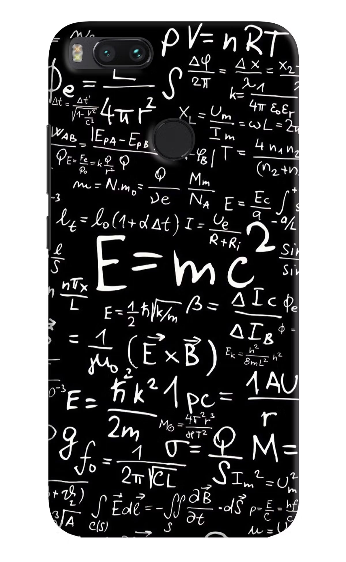 Physics Formula Mi A1 Hard Case Back Cover by Casekaro