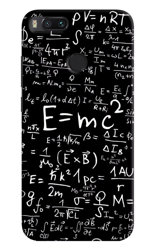 Physics Formula Mi A1 Hard Case Back Cover by Casekaro