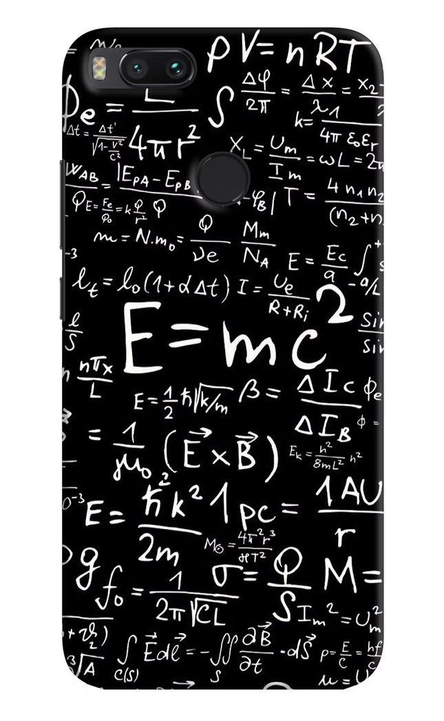Physics Formula Mi A1 Hard Case Back Cover by Casekaro