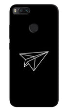 Paper Plane White Mi A1 Hard Case Back Cover by Casekaro