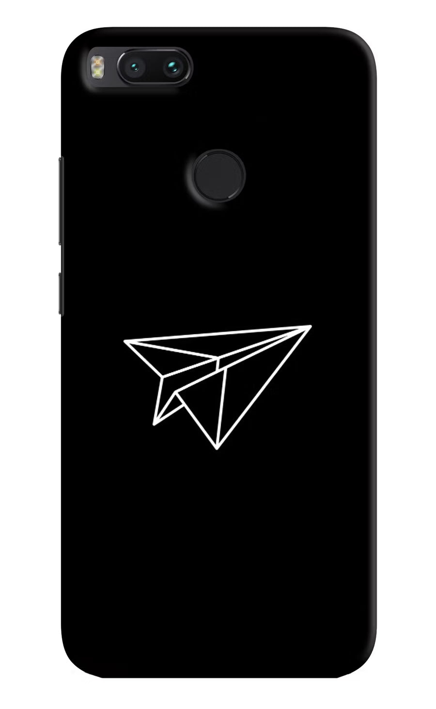 Paper Plane White Mi A1 Back Cover, Hard case