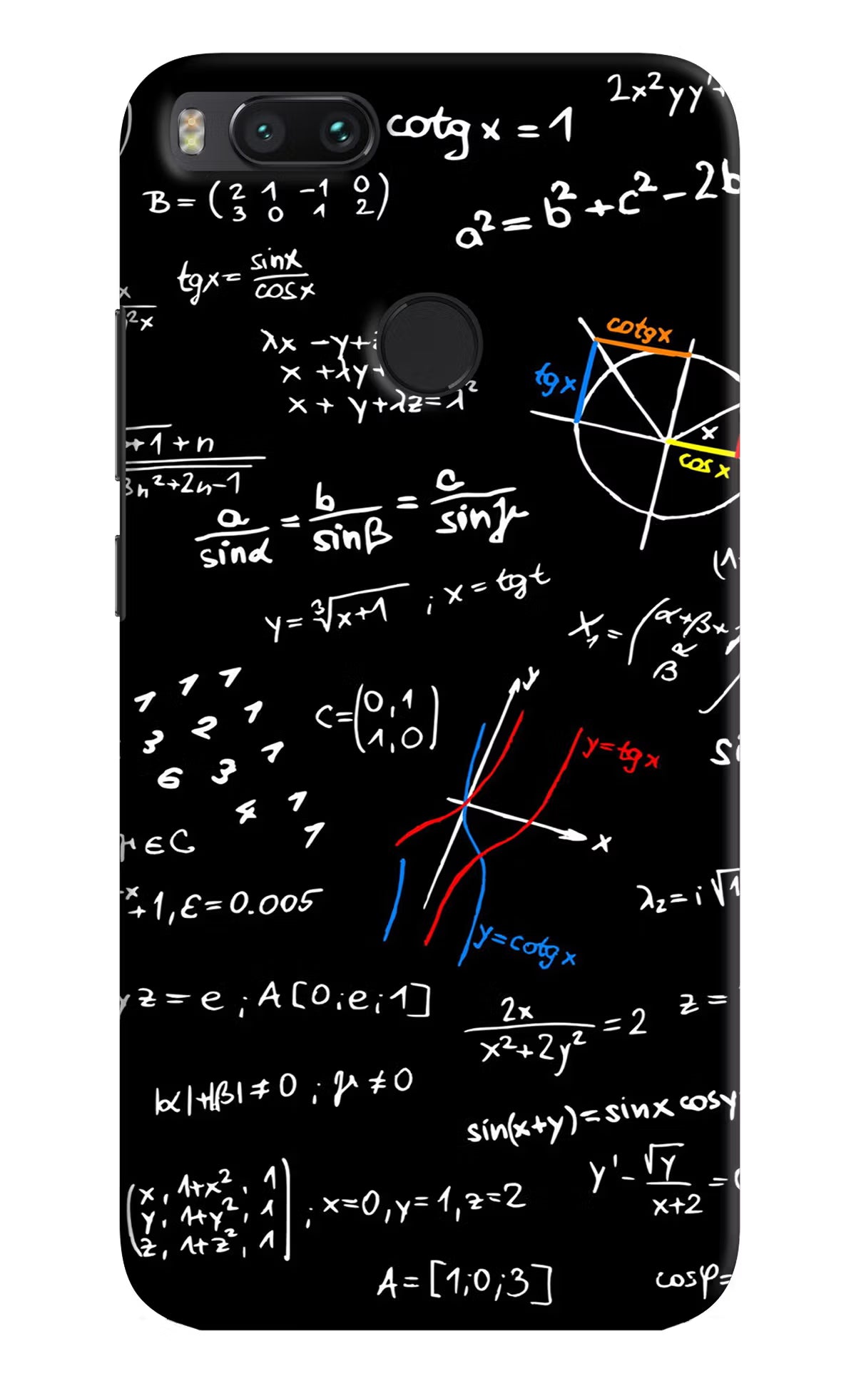 Mi A1 Mathematics Formula Cover by Casekaro