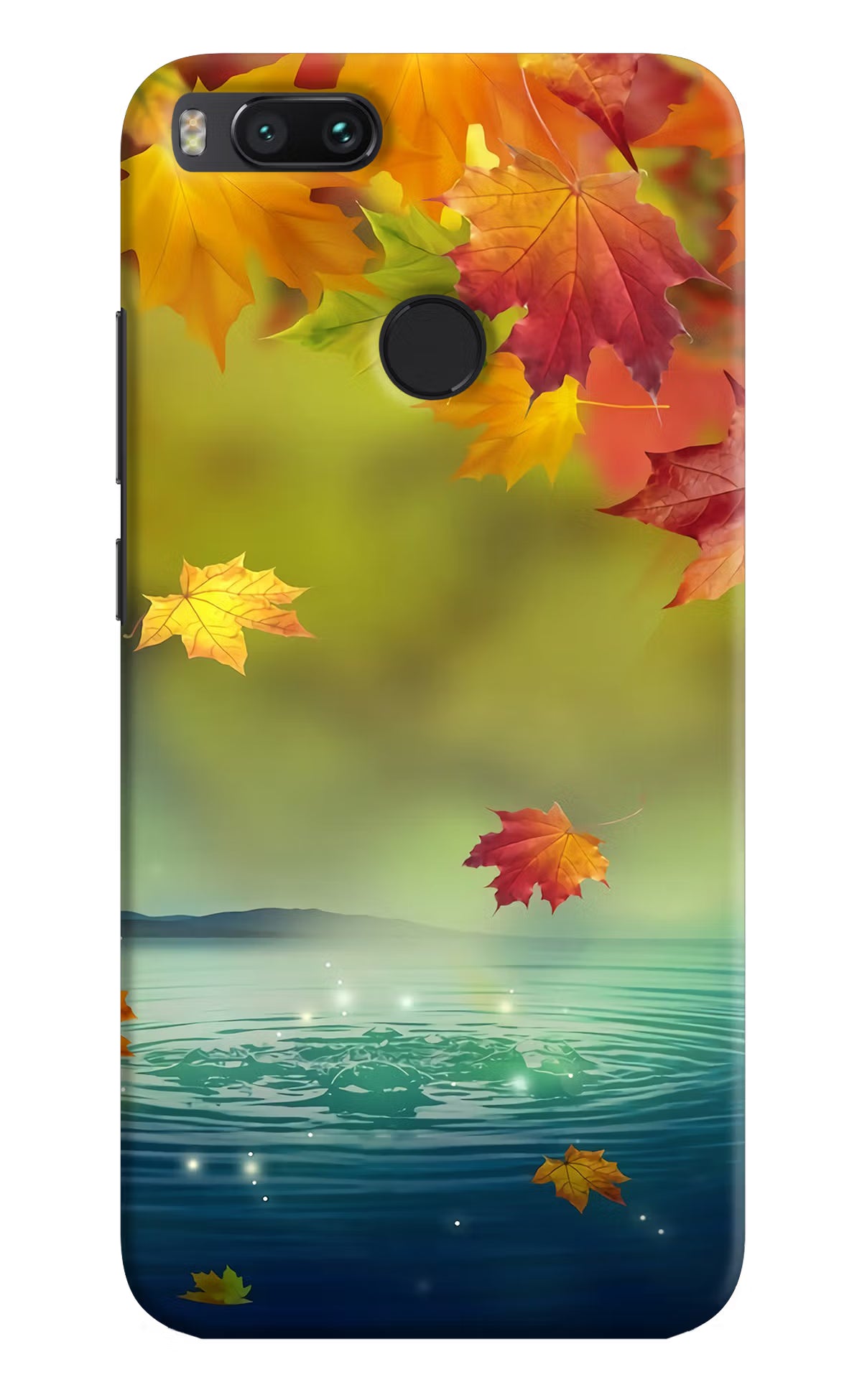 Flowers Mi A1 Hard Case Back Cover by Casekaro