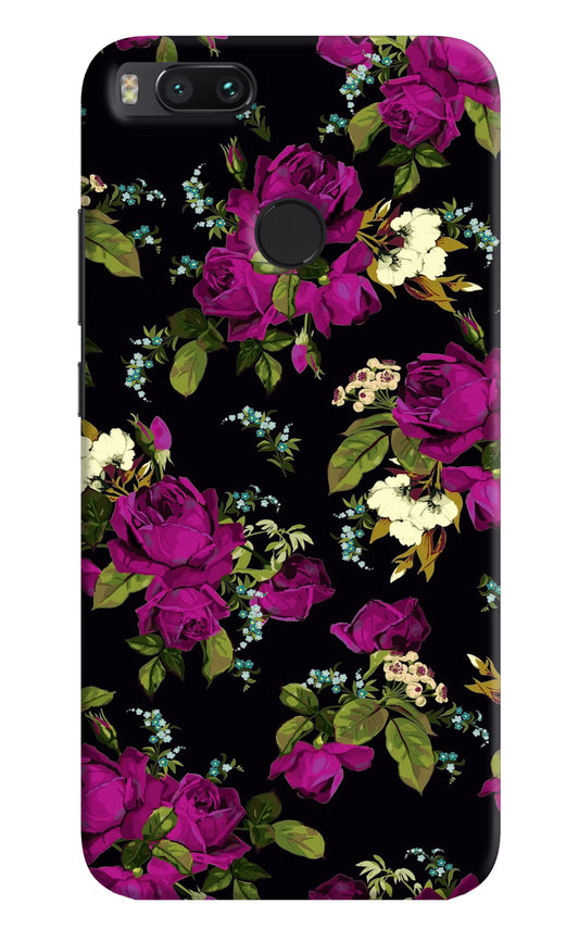 Flowers Mi A1 Hard Case Back Cover by Casekaro
