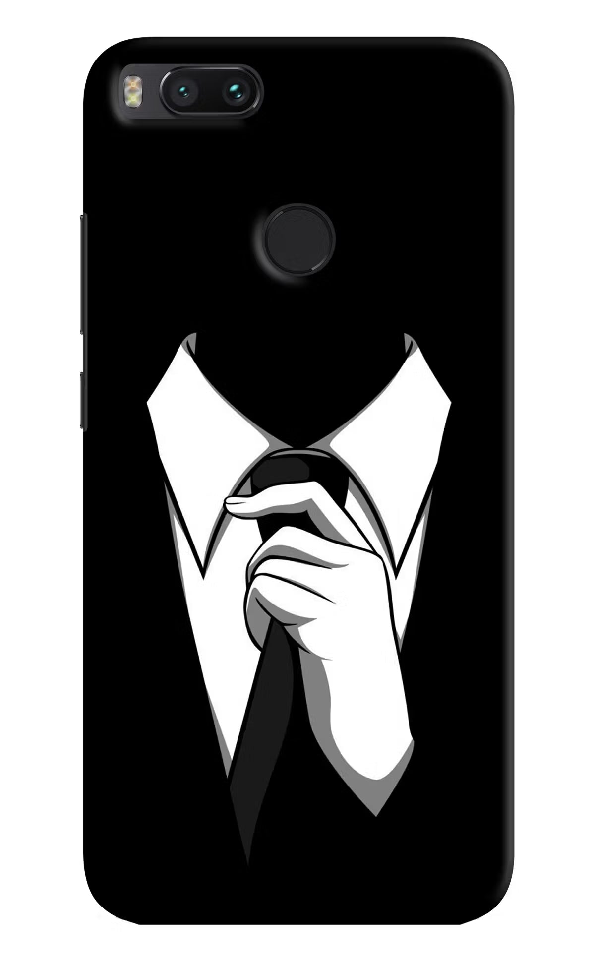Black Tie Mi A1 Hard Case Back Cover by Casekaro
