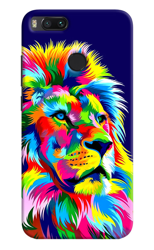 Vector Art Lion Mi A1 Hard Case Back Cover by Casekaro