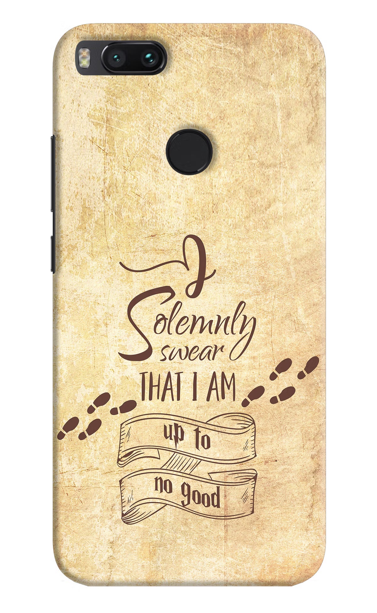I Solemnly swear that i up to no good Mi A1 Hard Case Back Cover by Casekaro