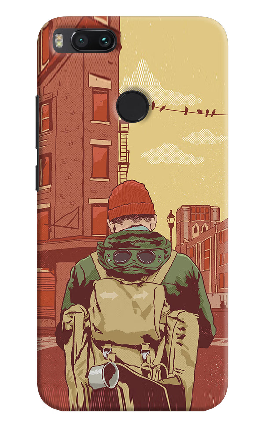 Adventurous Mi A1 Back Cover, Hard case