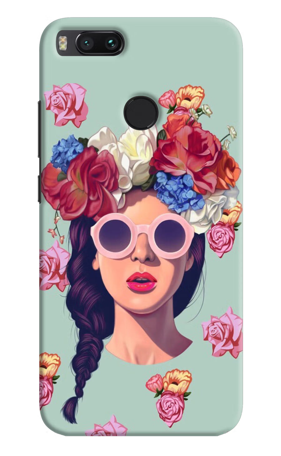 Pretty Girl Mi A1 Back Cover, Hard case