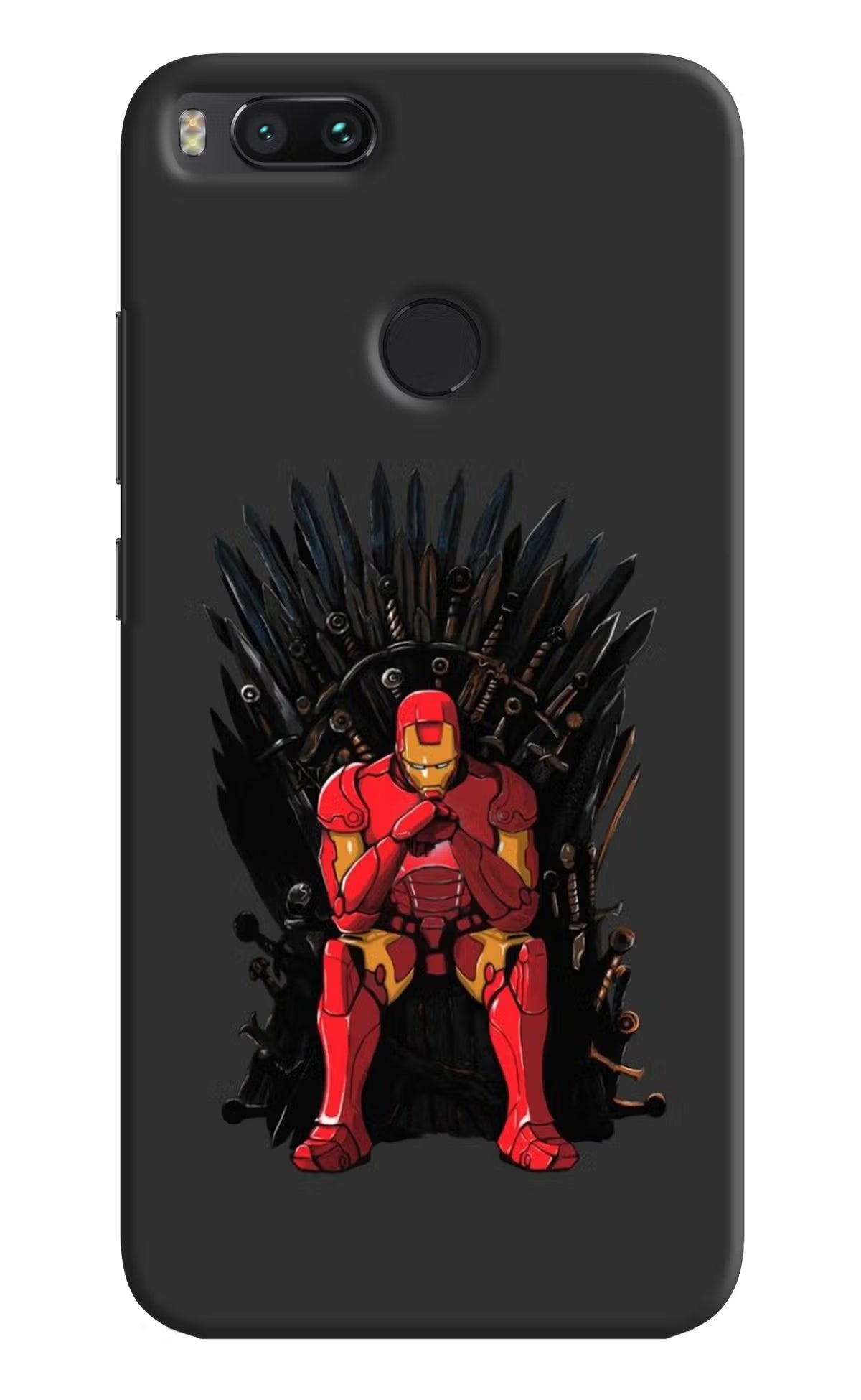 Ironman Throne Mi A1 Hard Case Back Cover by Casekaro