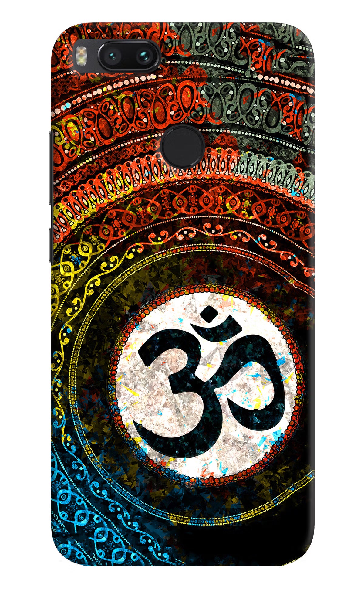 Om Cultural Mi A1 Hard Case Back Cover by Casekaro