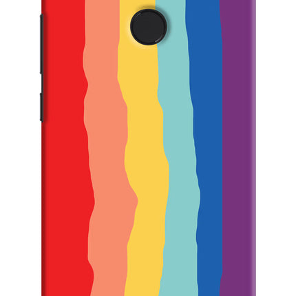 Rainbow Mi A1 Hard Case Back Cover by Casekaro
