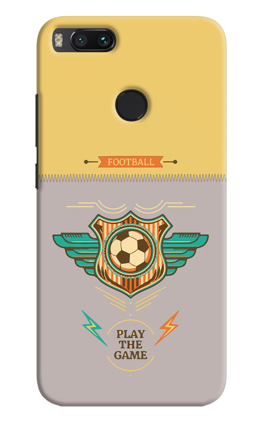 Football Mi A1 Hard Case Back Cover by Casekaro