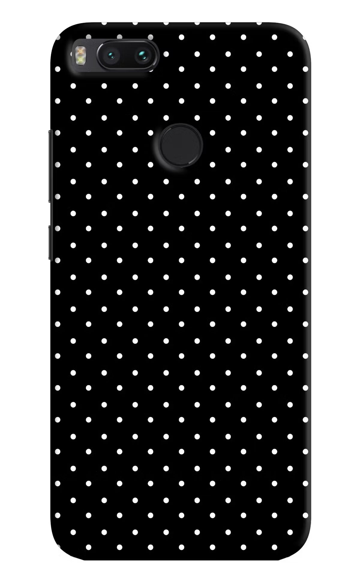 White Dots Mi A1 Hard Case Back Cover by Casekaro