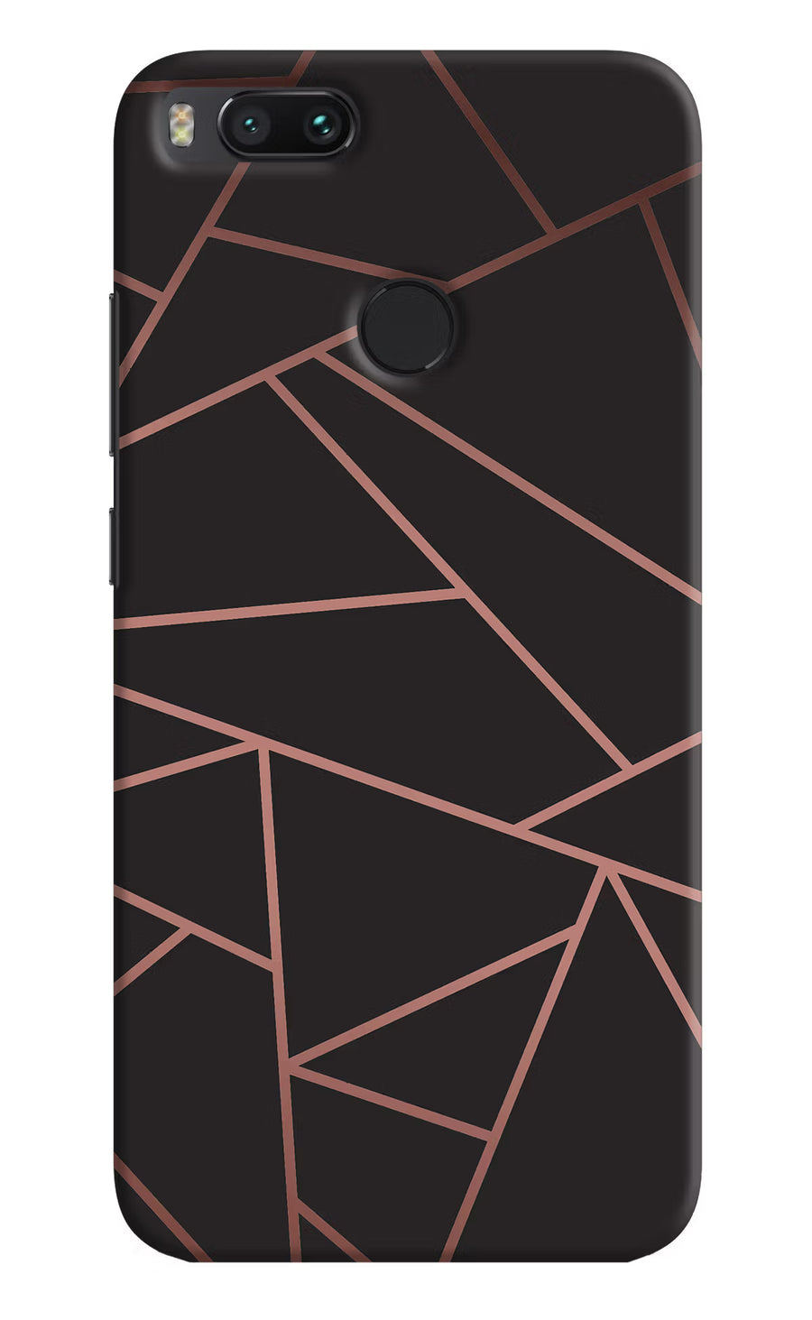 Geometric Pattern Mi A1 Back Cover, Hard case