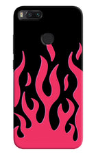 Fire Flames Mi A1 Hard Case Back Cover by Casekaro