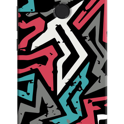Geometric Graffiti Mi A1 Hard Case Back Cover by Casekaro