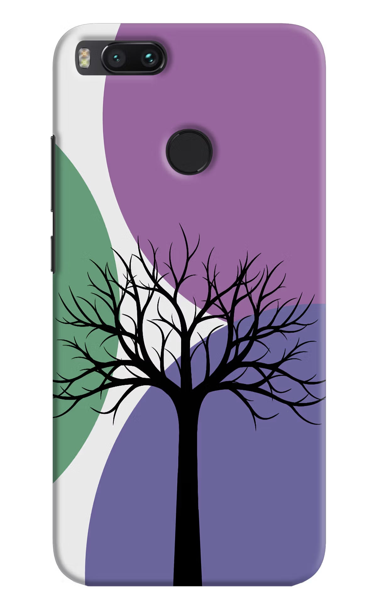 Tree Art Mi A1 Hard Case Back Cover by Casekaro