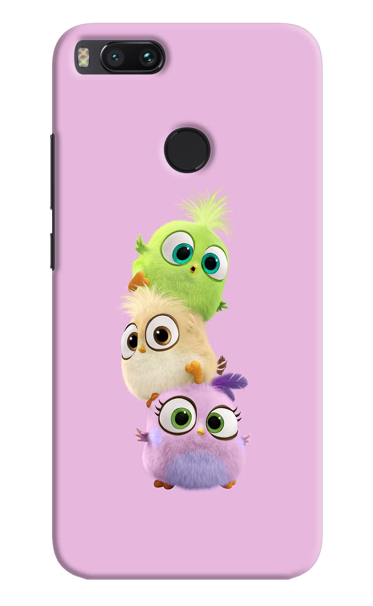 Cute Little Birds Mi A1 Hard Case Back Cover by Casekaro