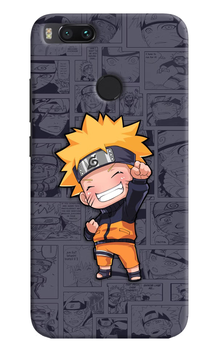 Chota Naruto Mi A1 Back Cover, Hard case