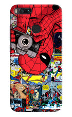 Spider Man Mi A1 Hard Case Back Cover by Casekaro