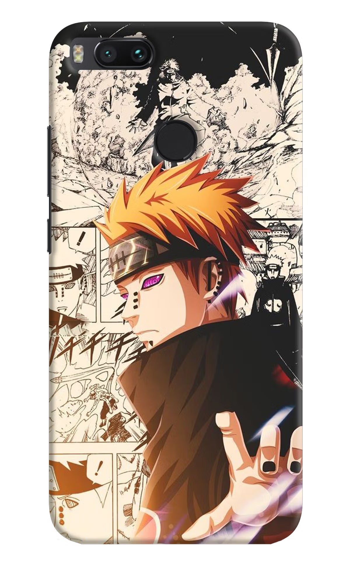 Pain Anime Mi A1 Hard Case Back Cover by Casekaro