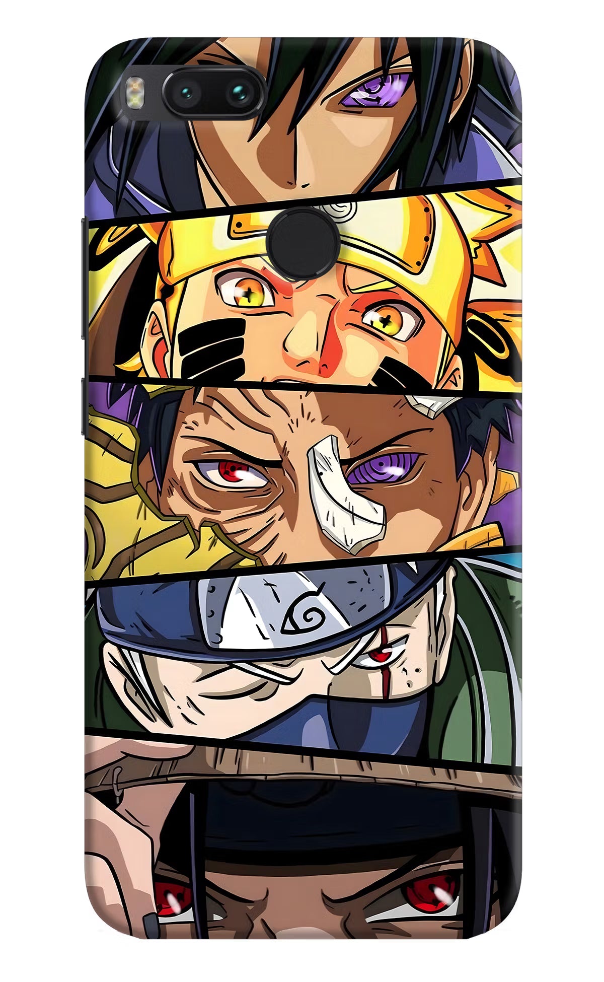 Naruto Character Mi A1 Hard Case Back Cover by Casekaro