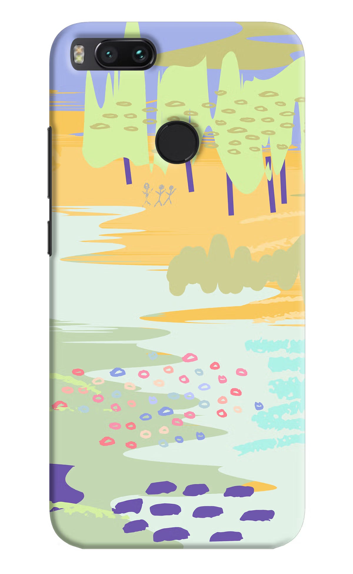 Scenery Mi A1 Hard Case Back Cover by Casekaro