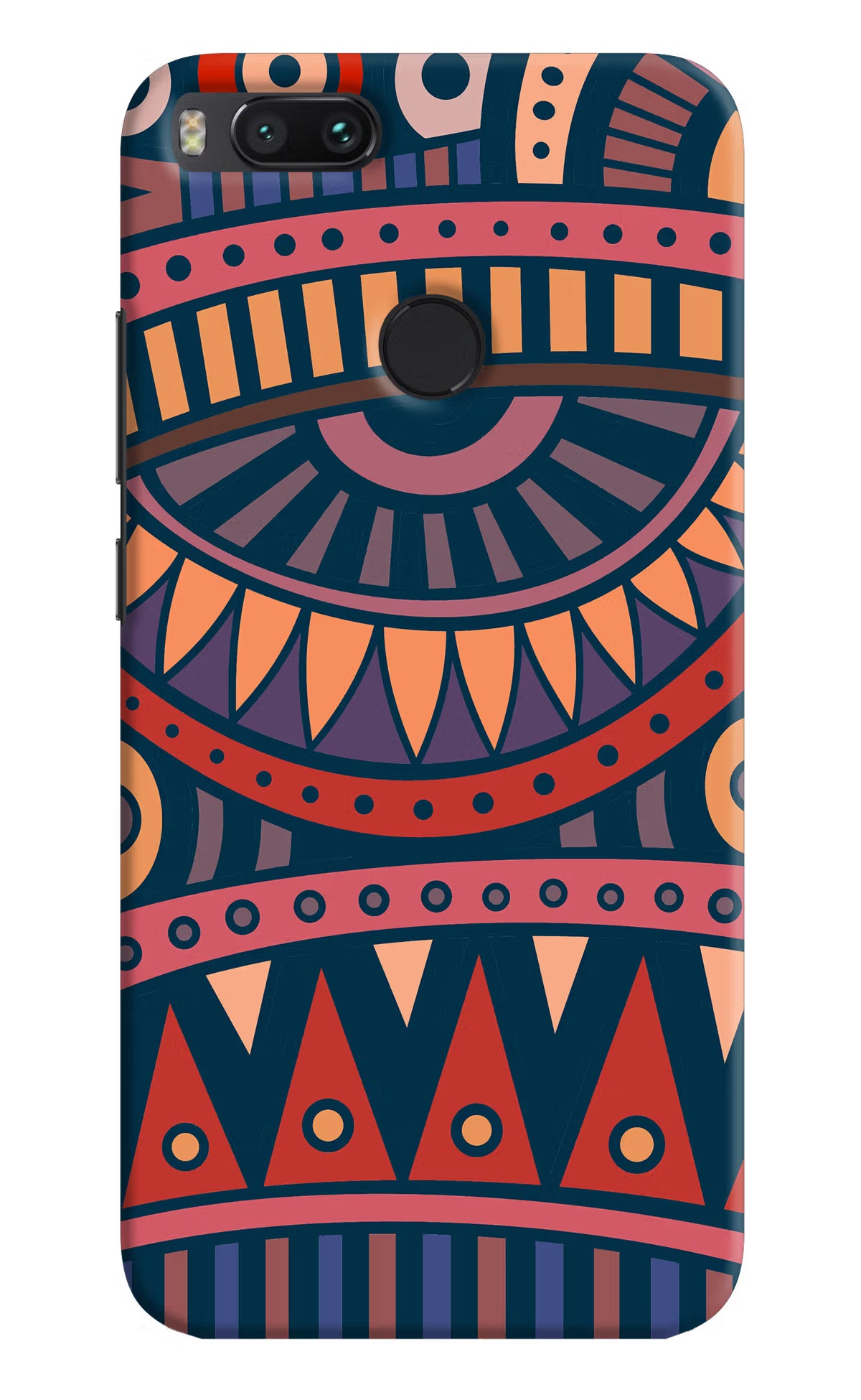 African Culture Design Mi A1 Hard Case Back Cover by Casekaro