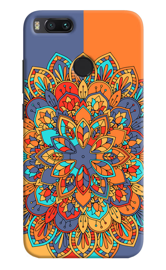 Color Mandala Mi A1 Hard Case Back Cover by Casekaro