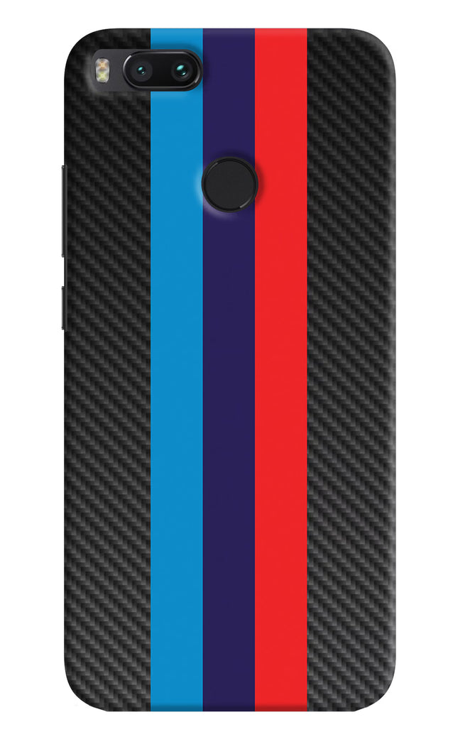 BMW Stripes Pattern Mi A1 Hard Case Back Cover by Casekaro